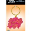 Suck My Dick Keychain - Purple/Gold