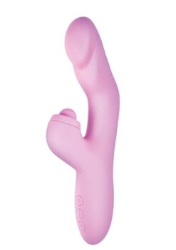 Goddess Heat Up Rechargeable Silicone Tapping Massager - Lavender