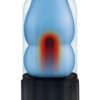 Delite Heated Rose Rechargeable Masturbator - Blue