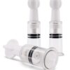 Size Up Nipple and Clit Triple Sucker Set - Clear/Black