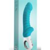 Tiger G5 Silicone Vibrator - Petrol Blue