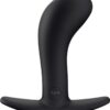 Bootie L Silicone Anal Plug - Large - Black