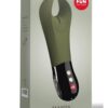 Manta Silicone Vibrating Penis Toy - Moss Green
