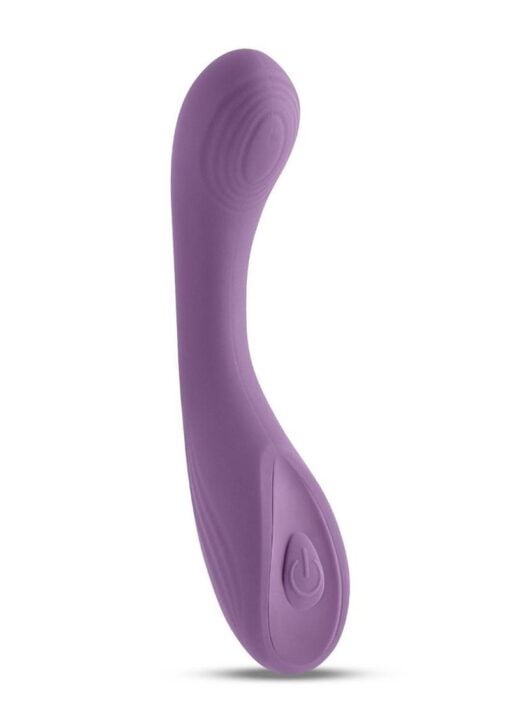 Desire Collection Pure Rechargeable Silicone Vibrator - Purple