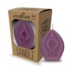 Eden`s Candle Vanilla Scented Vagina - Eggplant Purple