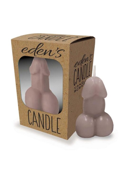 Eden`s Candle Vanilla Scented Penis - Taupe Nude