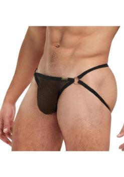 Banana Cabana Jock Mesh - Large/XLarge - Black