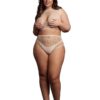Le Desir Duo Net Key Hole Bra Set - Queen - Beige