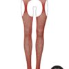 Le Desir Suspender Pantyhose with Strappy Waist - O/S - Sunset Glow Orange