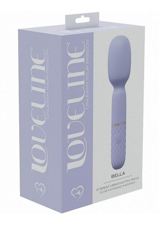 LoveLine Bella Rechargeable Silicone Mini Wand - Lavender