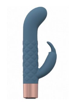 LoveLine Devotion Silicone Rechargeable 10 Speed Mini Rabbit - Blue