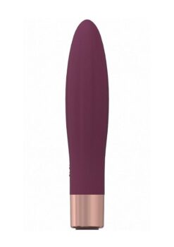 LoveLine Fame Silicone Rechargeable 10 Speed Mini Vibrator - Burgundy