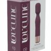 LoveLine Glamour Silicone Rechargeable 10 Speed Mini Wand - Burgundy