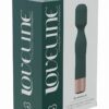 LoveLine Glamour Silicone Rechargeable 10 Speed Mini Wand - Forest Green