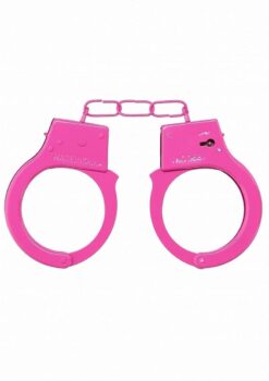 Ouch! Beginners Handcuffs Metal - Pink