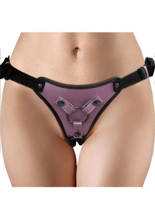 Ouch! Strap-On Harness- Metallic Rose Gold