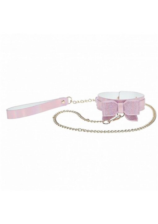 Ouch! Paris Collection Collar with Leash - Pink