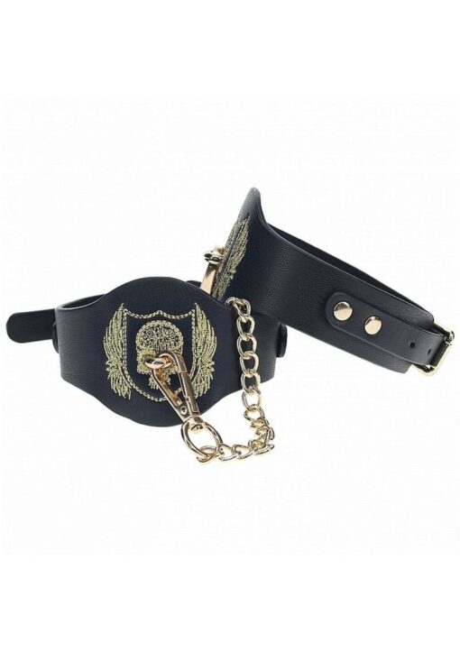 Ouch! London Collection Leg Cuffs - Black