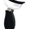 Pumped Arousing Automatic 5 Speed Silicone Rechargeable Vulva Clitoral Nipple and Breast Pump - Black