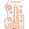 RealRock Skin Realistic Dildo with Balls 7in - Vanilla