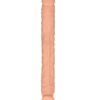 RealRock Skin Realistic Double Dildo 14in - Vanilla