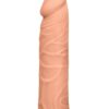 RealRock Skin Penis Extender 7in - Vanilla