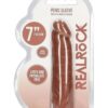 RealRock Skin Penis Extender 7in - Caramel