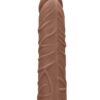 RealRock Skin Penis Extender 7in - Caramel