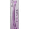 RealRock Crystal Clear Non Realistic Double Dildo 17in - Purple