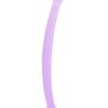 RealRock Crystal Clear Non Realistic Double Dildo 17in - Purple