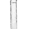 RealRock Crystal Clear Straight No Balls Dildo 9in - Clear