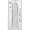 RealRock Crystal Clear Straight No Balls Dildo 11in - Clear