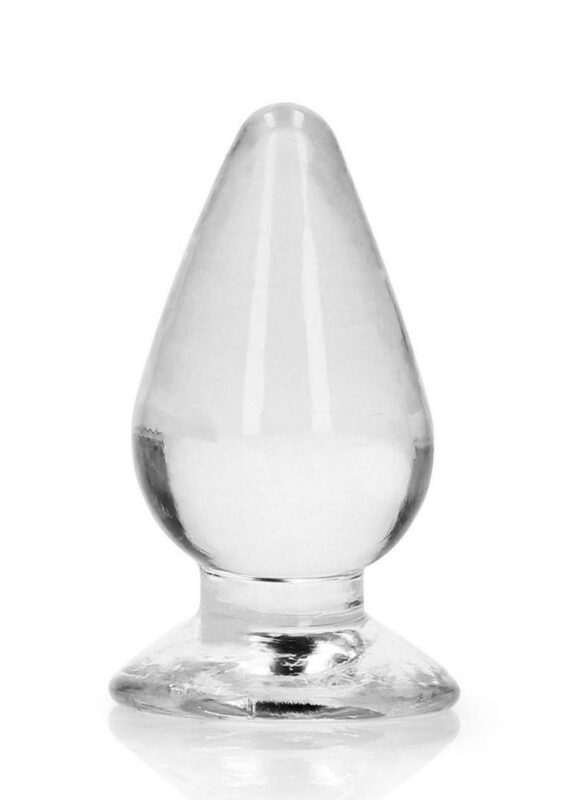 RealRock Crystal Clear Anal Plus 3.5in - Clear