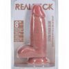 RealRock Ultra Realistic Skin Extra Thick with Balls 8in - Vanilla