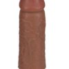 RealRock Ultra Realistic Skin Extra Thick No Balls 8in - Caramel