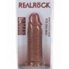 RealRock Ultra Realistic Skin Extra Thick No Balls 9in - Caramel