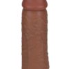 RealRock Ultra Realistic Skin Extra Thick No Balls 9in - Caramel
