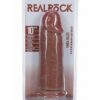 RealRock Ultra Realistic Skin Extra Thick No Balls 10in - Caramel