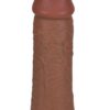 RealRock Ultra Realistic Skin Extra Thick No Balls 10in - Caramel