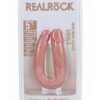 RealRock Ultra Realistic Skin U Shaped Double Dildo 5in - Vanilla