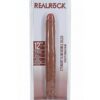 RealRock Realistic Skin Slim Double Ended Dong 12in - Tan