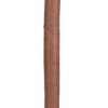 RealRock Realistic Skin Slim Double Ended Dong 14in - Caramel