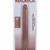 RealRock Realistic Skin Thick Double Ended Dong 14in - Caramel