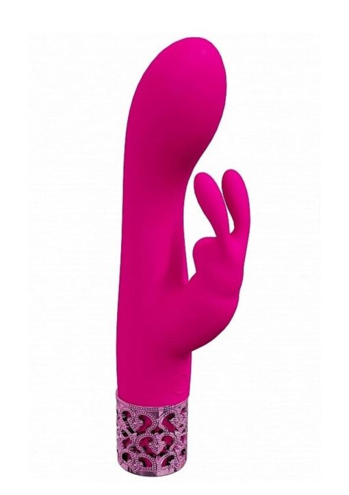 Royal Gems Royal Rabbit Rechargeable Silicone Vibrator - Pink