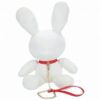 S-Line Rabbit Bondage Velvet - Small - White