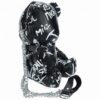 S-Line Bear Bag Pleather Writing - Black