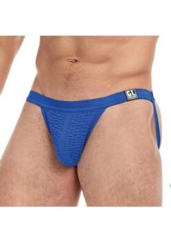 Goal Line Low Rise Jockstrap - Small/Medium - Blue