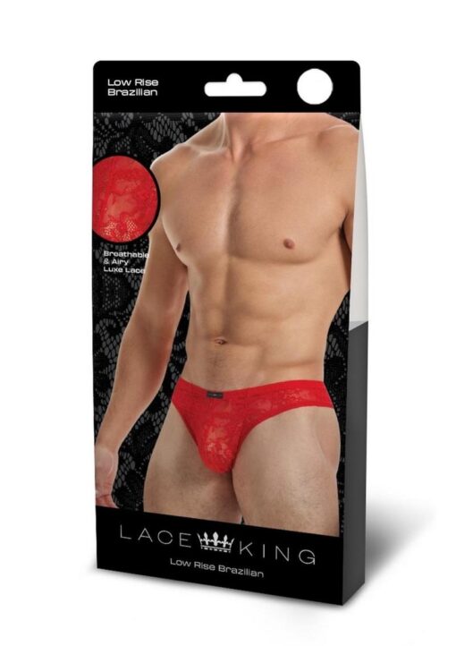 Lace King Lace Bikini - Small/Medium - Red