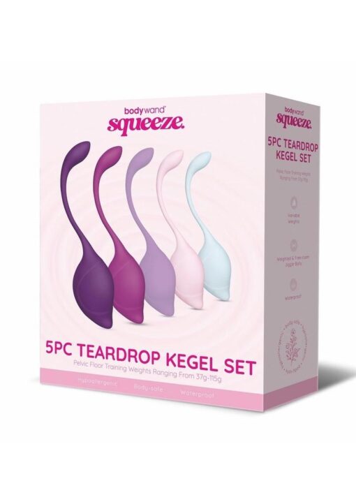 Bodywand Squeeze Teardrop Silicone Kegal Set 37-115G (5 Piece)