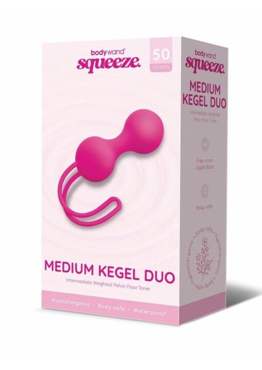 Bodywand Squeeze Medium Silicone Kegel Duo 50G